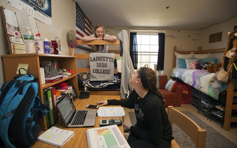 Ett typiskt "dorm", här på Lafayette College.