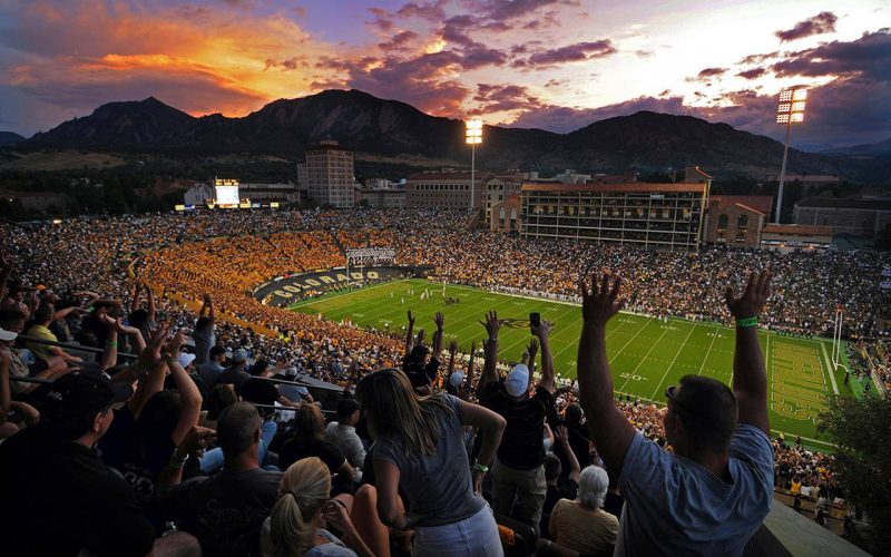 Amerikansk fotboll på University of Colorado, Boulder.