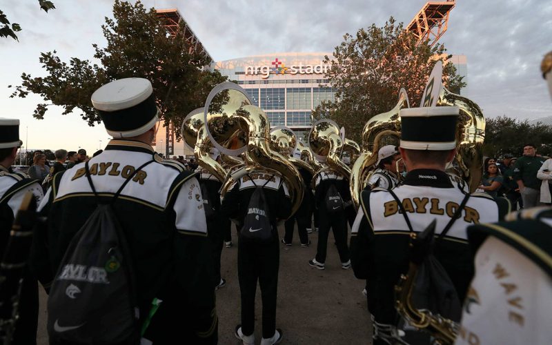 Marching Band för Baylor University.