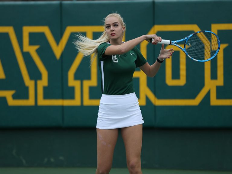 Tennis player for Baylor University.