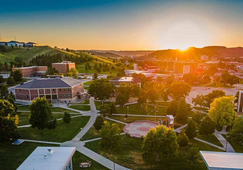 Campus view at South Dakota School of Mines